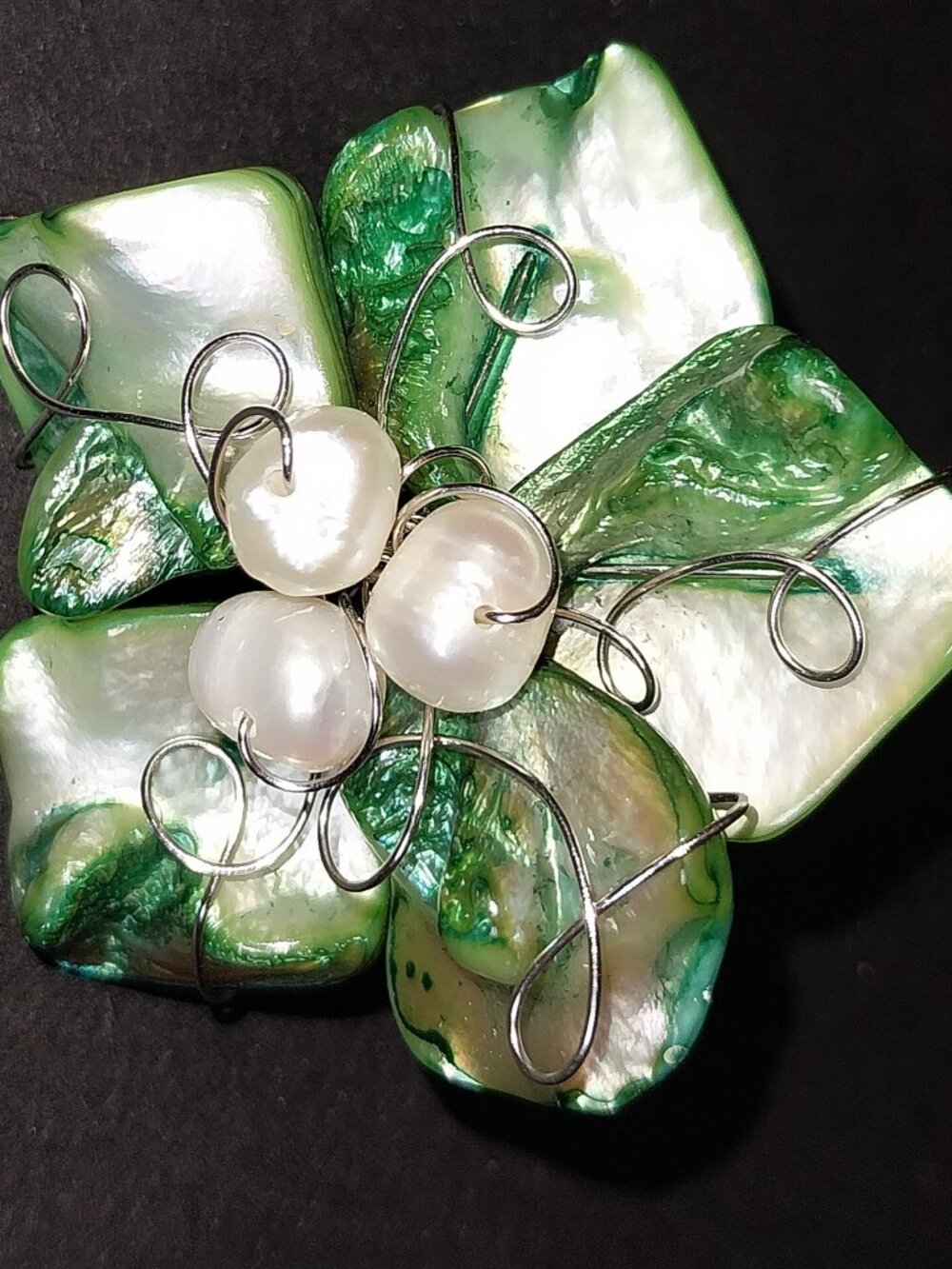 Shell Pearl Adjustable Ring - Picture 7 of 11